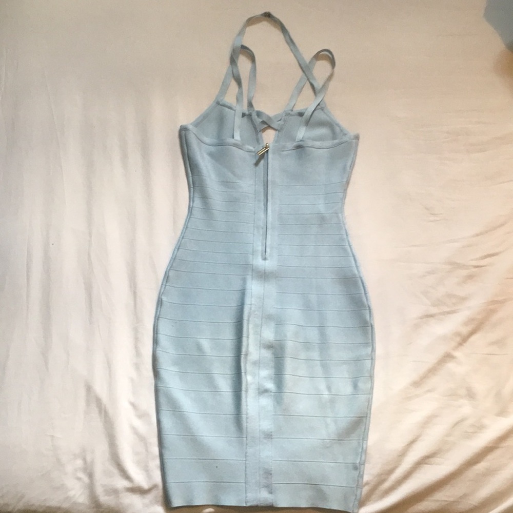 Light blue bandage dress - Picture 4 of 5